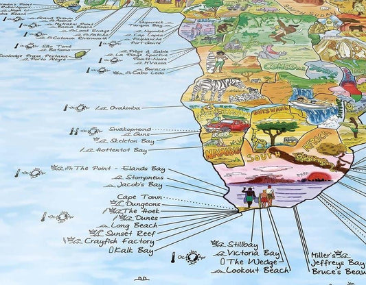 Mapa de spots de surf – 1000 olas épicas por descubrir