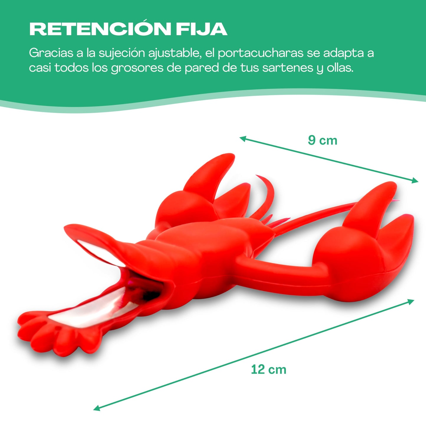 Soporte Cuchara Langosta – Tu Pinche de Cocina Más Divertido