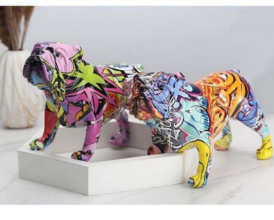 Bulldogs de colores – Miniaturas que dan alegría