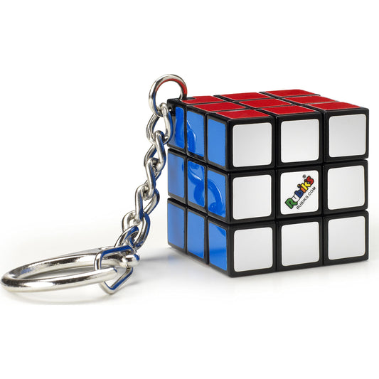 Rubik's 6064001 Llavero de Cubo con diseño de Cubo, Multicolor, 3 x 3 cm