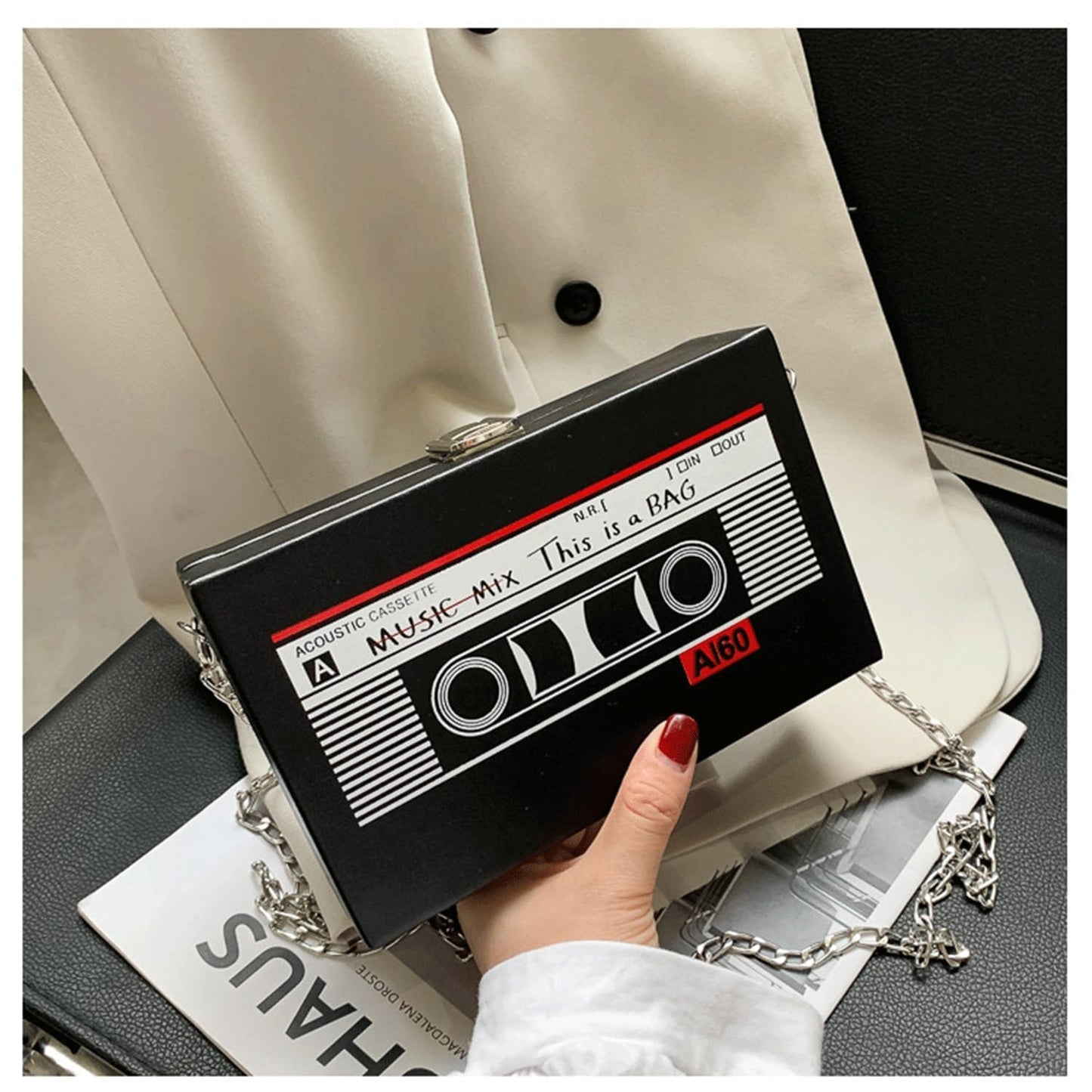 Bolso Bandolera Radio Cassette – Nostalgia Disco de los 90