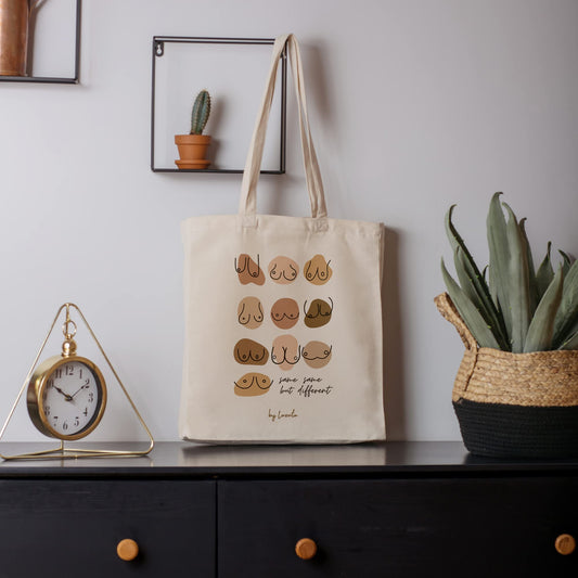 Boob Power – Tote bag con mensaje body positive