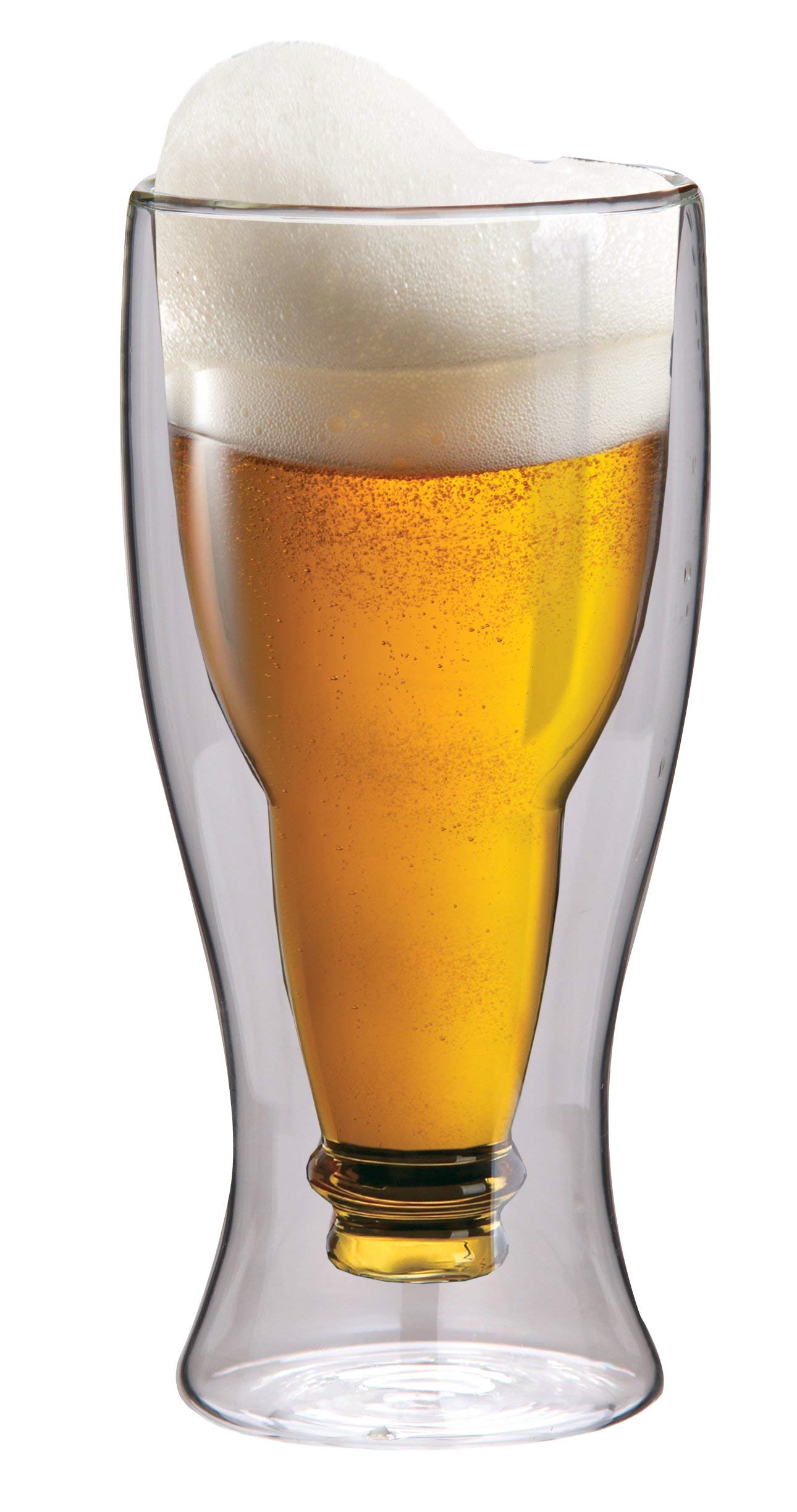Vaso con efecto cerveza flotante – Bebidas que parecen levitar