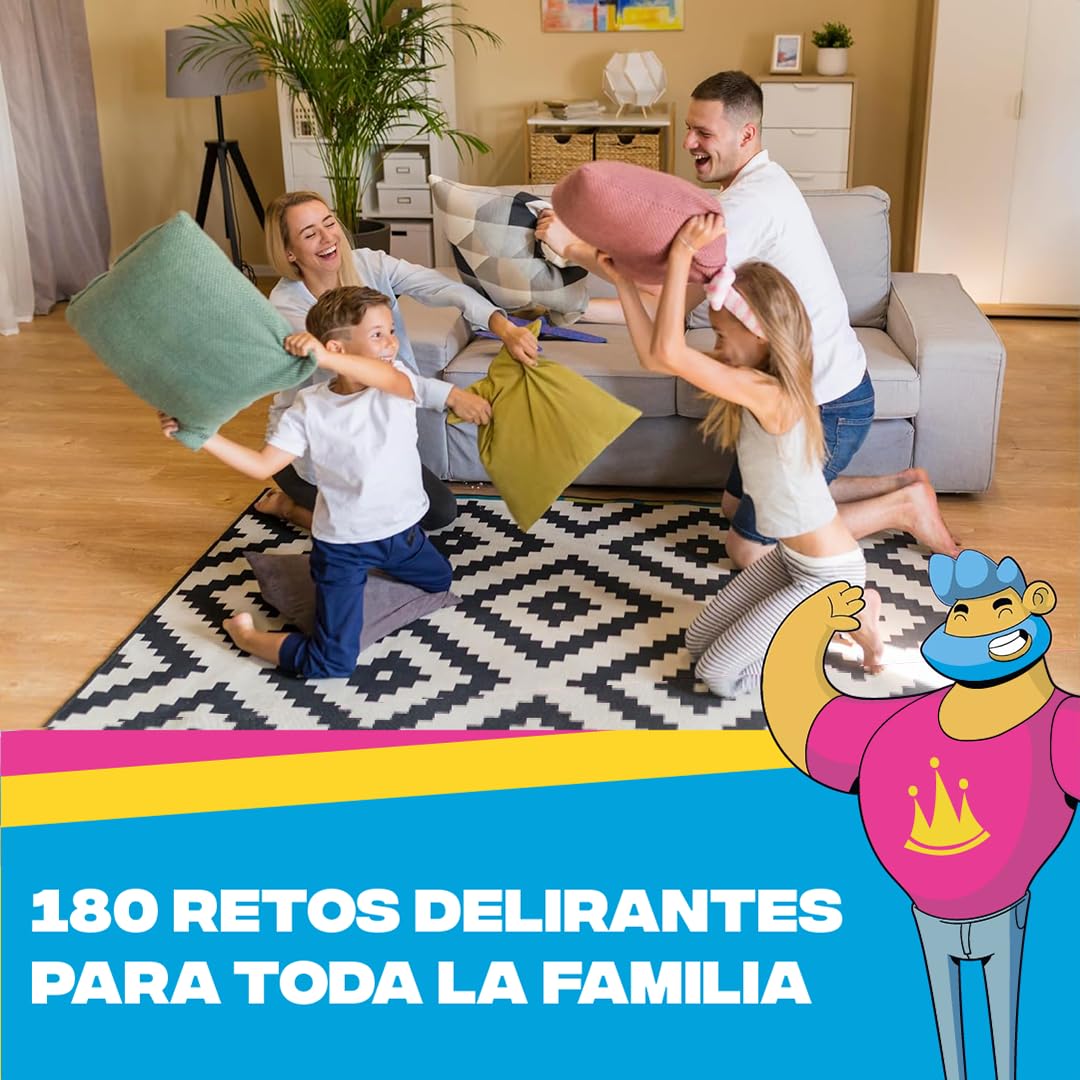 RETOS EN Familia-GUATAFAMILY- Juegos de Mesa - Momentos únicos para unir Familia - Niños, Niñas, Adultos - Fiestas, Navidad, Reuniones y Toda ocasión