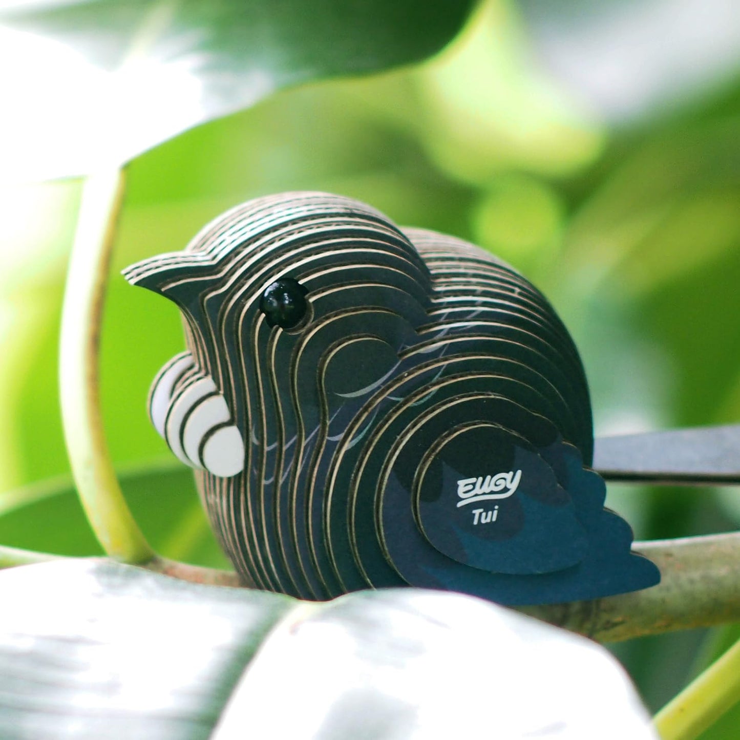 Puzzle 3D Tui – El pájaro cantor de cartón