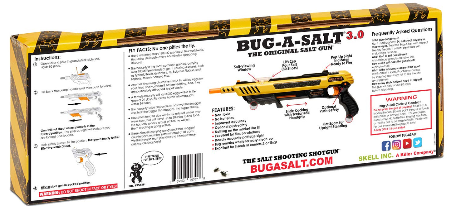 BUG-A-SALT 3.0, moscas, Yellow