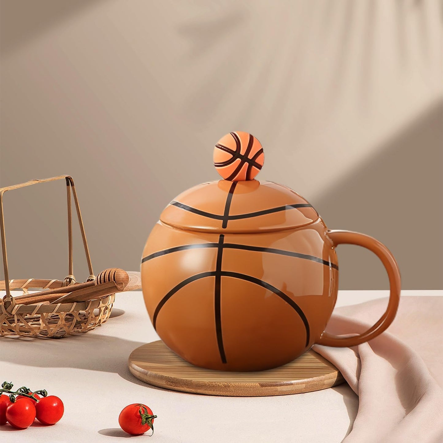 Taza balón de basket – Encesta sorbos desde el desayuno