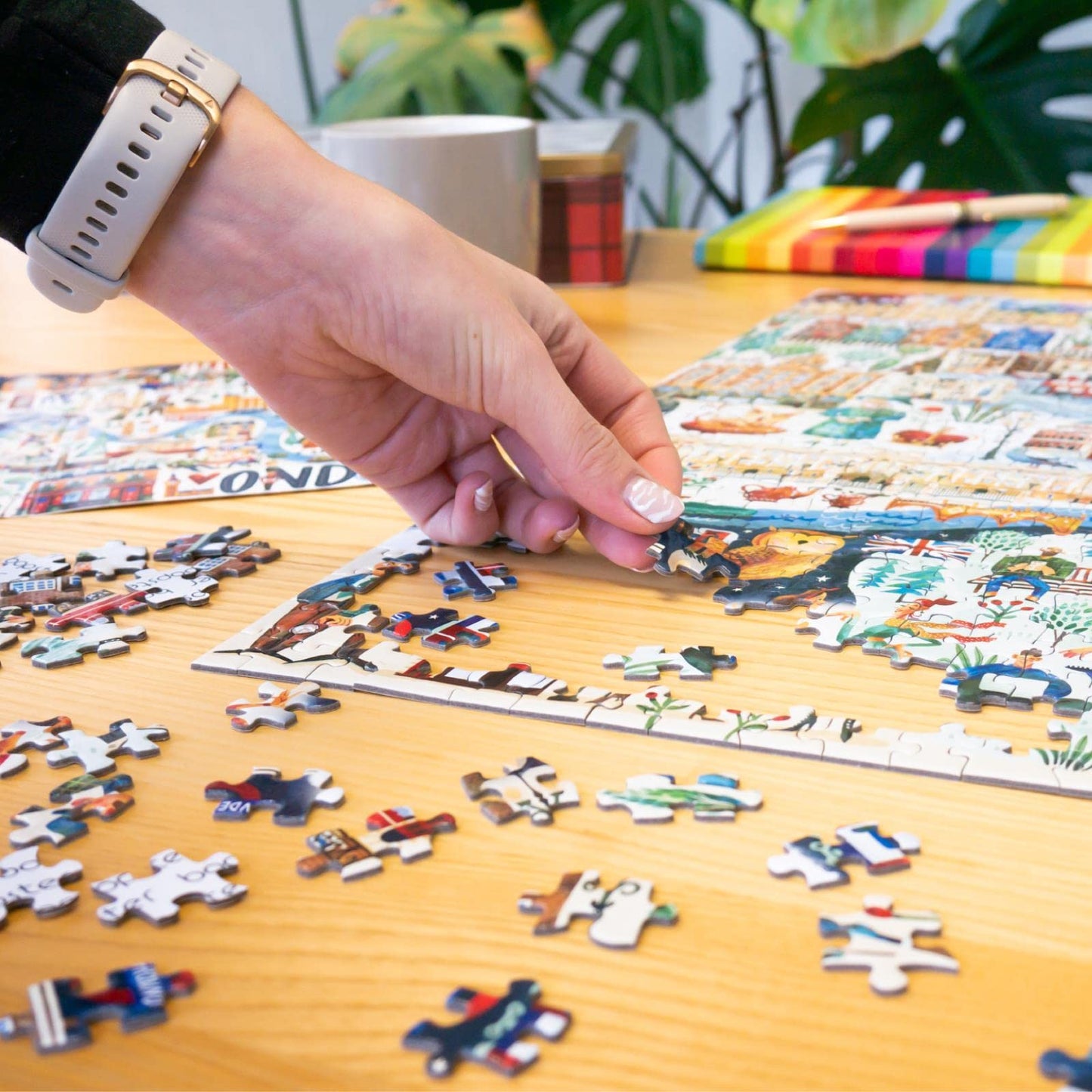 Puzzle Ilustrado Londres 1000 Piezas – Recorre la City Pieza a Pieza