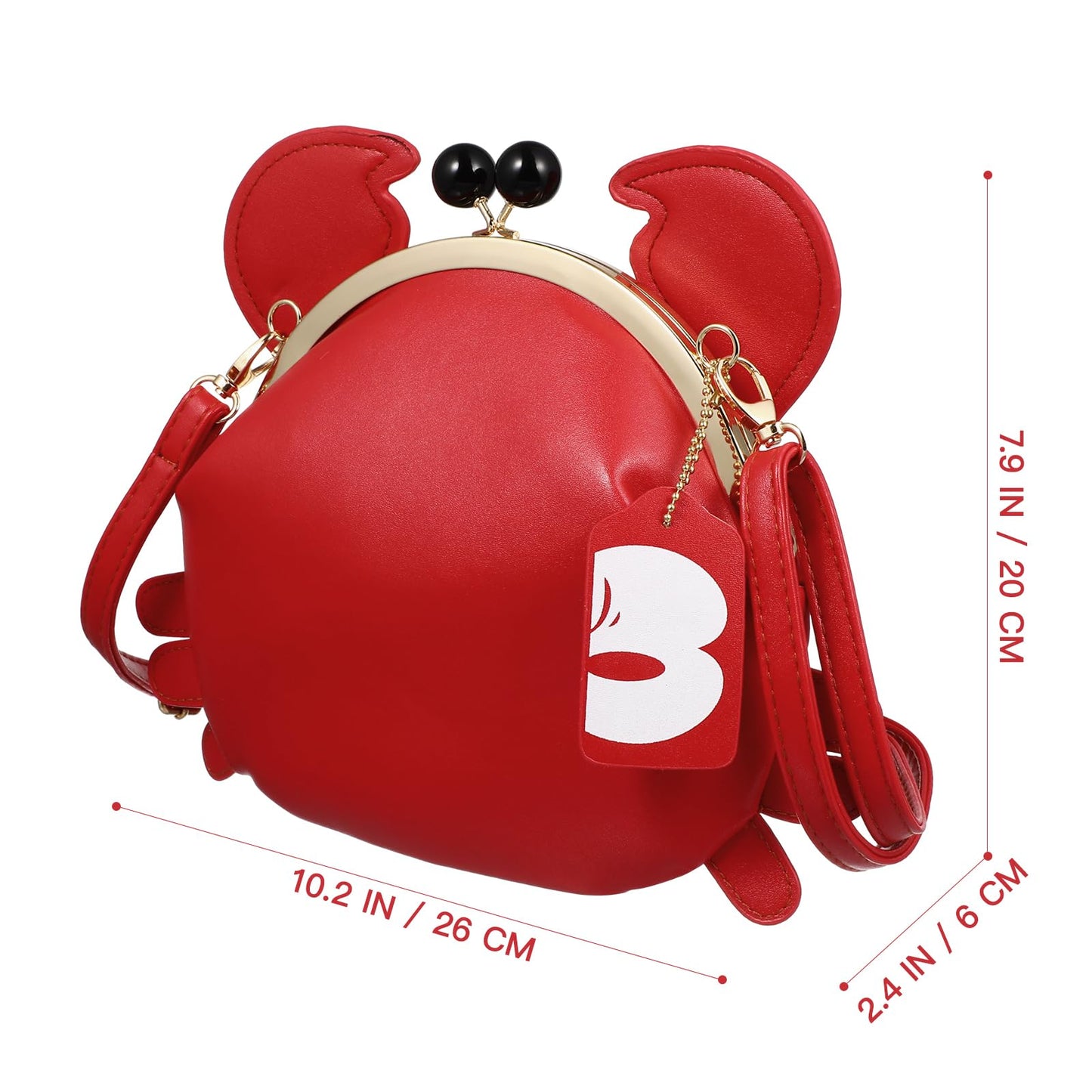 Bolso Bandolera con forma de Cangrejo – El toque marino más chic