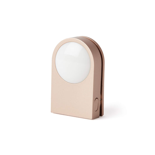 Lexon Lucie - Mini luz LED con Clip (Dorado)