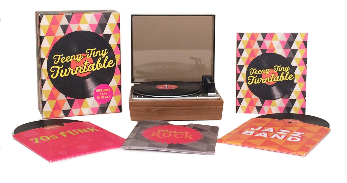 Mini tocadiscos con vinilos – Música en tamaño adorable