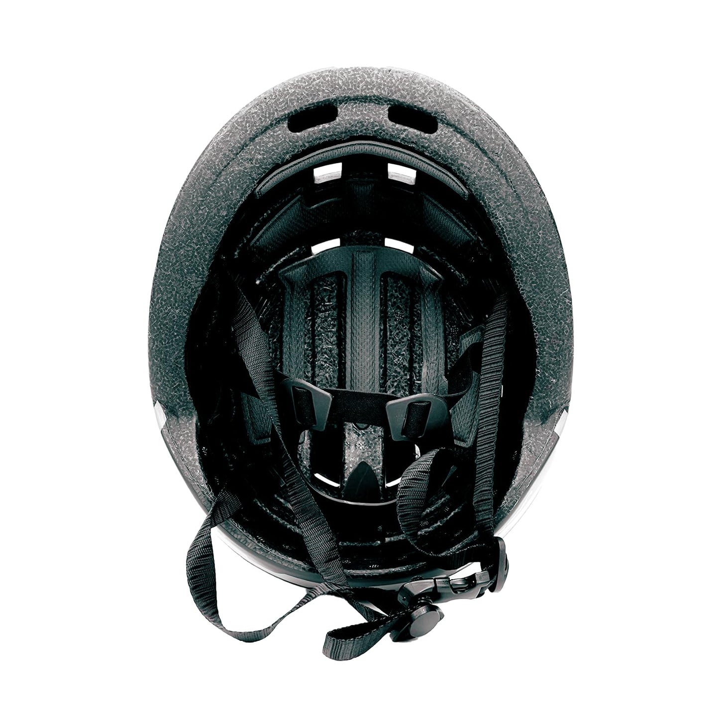 CLOSCA. Casco Plegable de Bicicleta. Casco de Bici Urbana para Adulto. Casco de Patinete electrico, Bicicleta electrica Certificado. Casco para Hombre y Casco para Mujer. (Negro/Blanco, M)