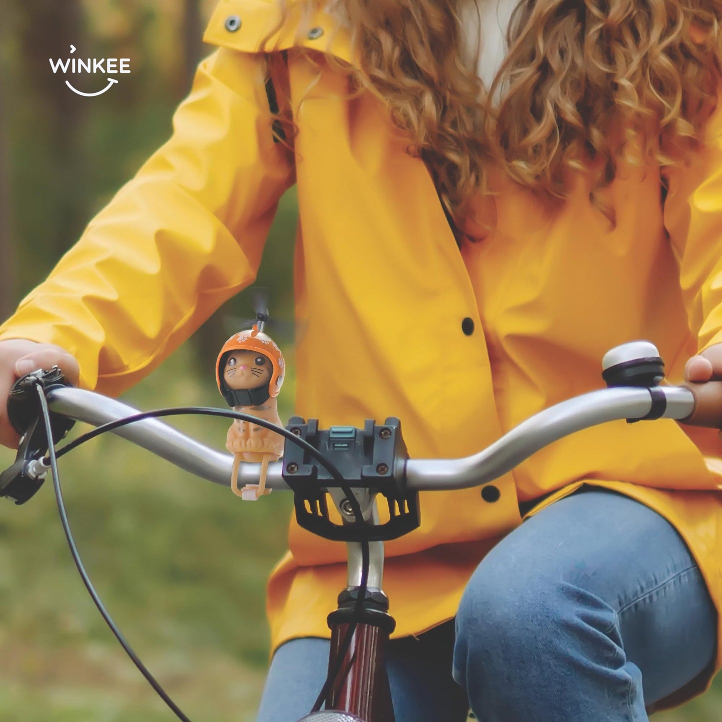 Gato con hélice para bici – El copiloto más maullador