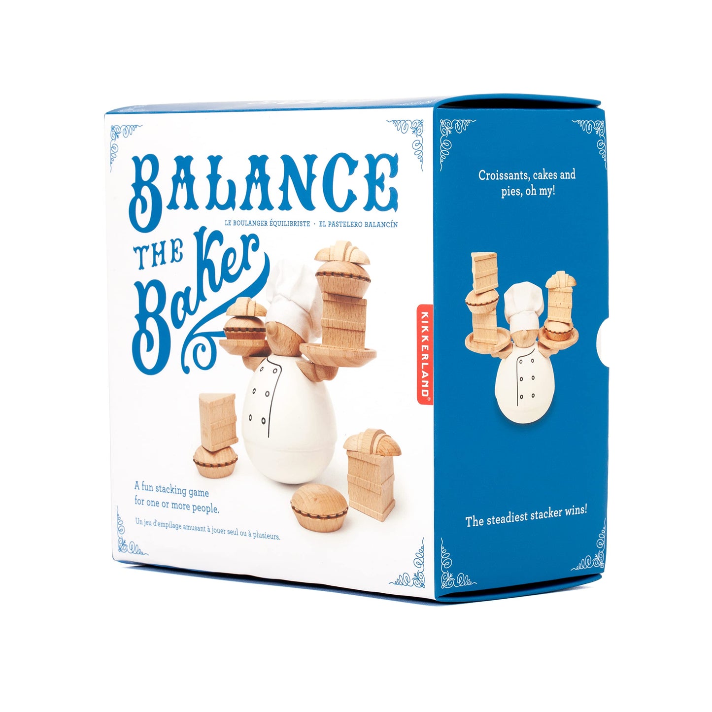 Kikkerland Juego de mesa de Equilibrio Balanza El Panettiere Balance The Baker