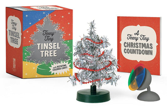 Mini Árbol navideño – Nostalgia con espumillón
