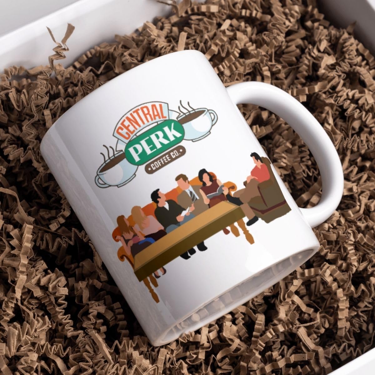 Taza Friends Personalizada con nombre | Regalo Original | Taza Desayuno Friki | Regalo Amigo Invisible Original | Varios Diseños | Cumpleaños, Día de la Madre, Día del Padre (Personalizada)