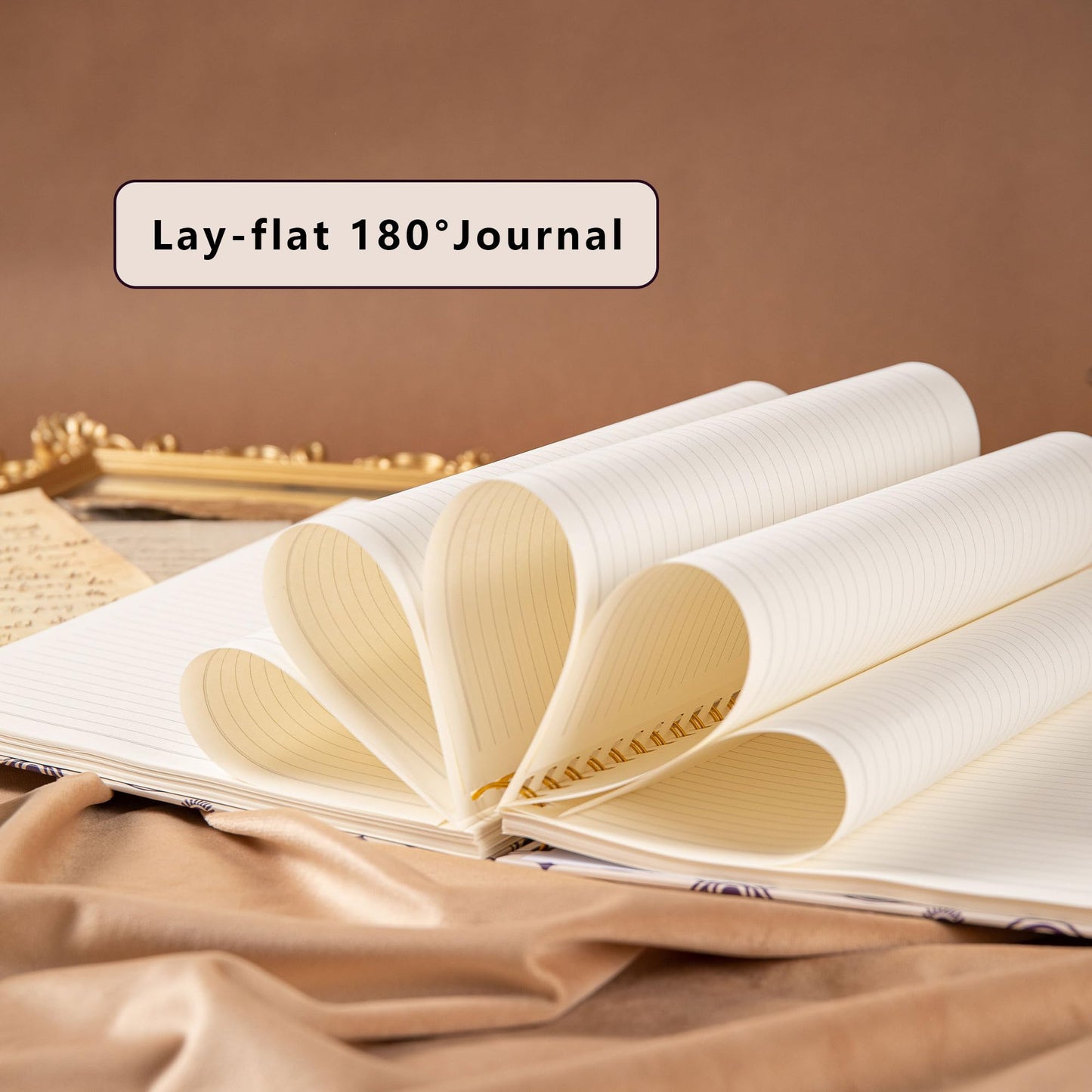 Ideas en espiral – Cuaderno con separadores y tapa dura