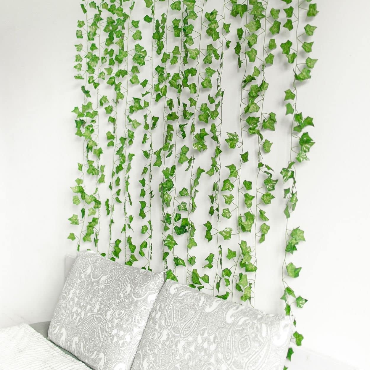 Flamingueo Enredaderas Artificiales Decorativas - 12 Piezas x 2m Plantas Artificiales, Decoracion Habitacion, Hiedra Artificial, Room Decor