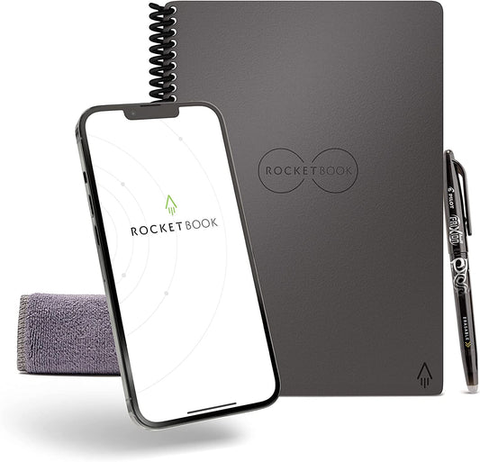 Cuaderno inteligente Rocketbook – Escribe, escanea, borra, repite