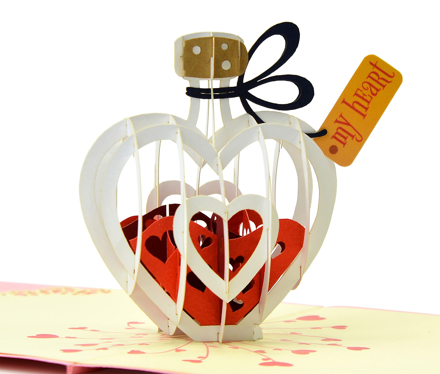 CUTPOPUP Mi Corazón - Tarjeta Felicitacion Boda, Tarjeta San Valentin, Regalos Originales Para Mujer (My Heart) US8-LO108ES