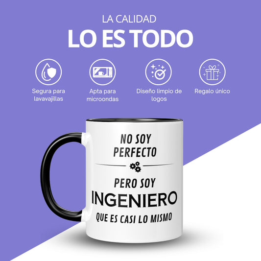 Taza “Ingeniero” – Fórmulas, café y orgullo profesional