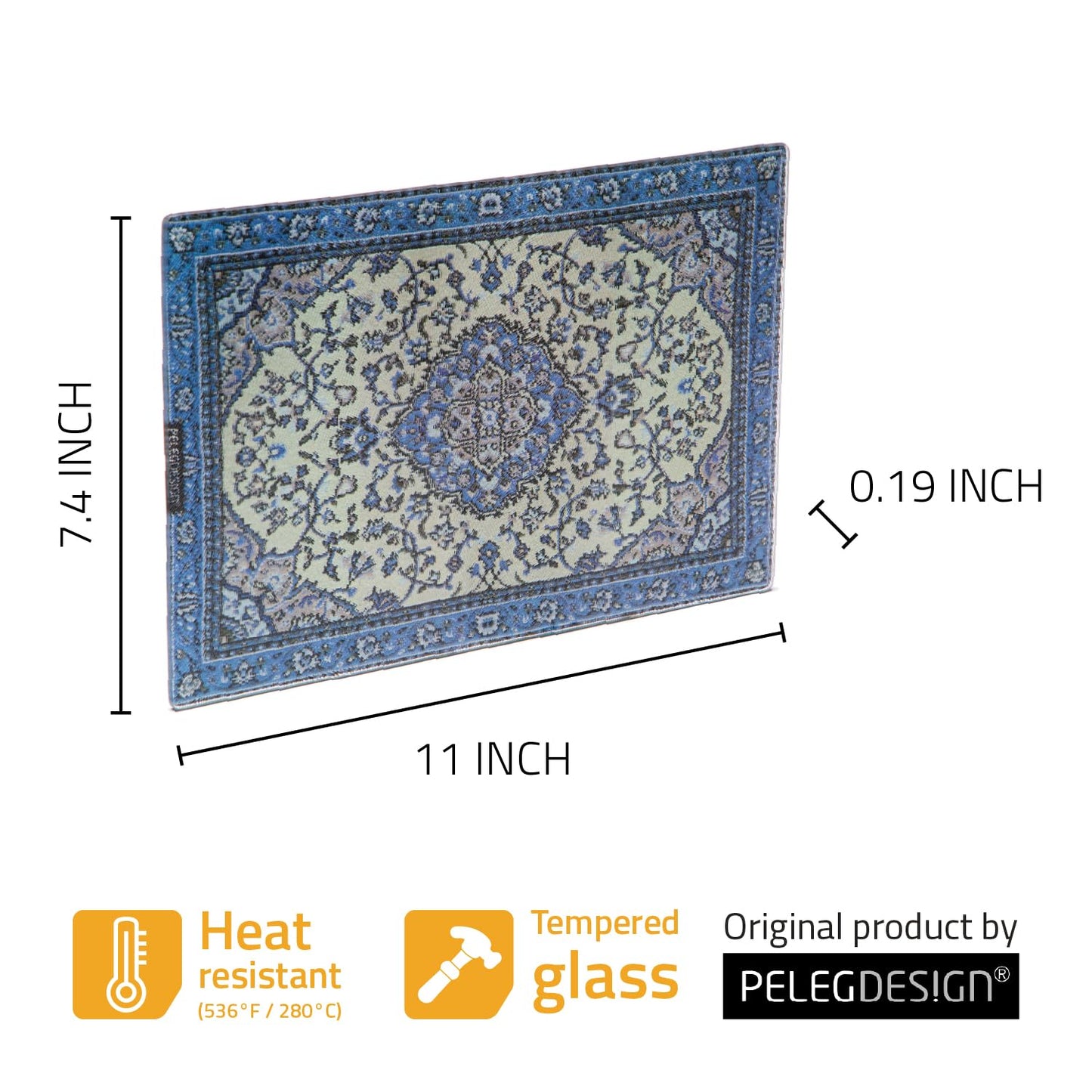 Tabla de Cortar Alfombra Persa – Diseño Étnico para tu Cocina