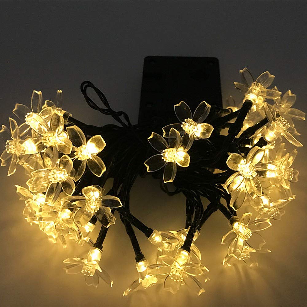 Guirnalda Solar Flores LED – Primavera Eterna para tus Noches