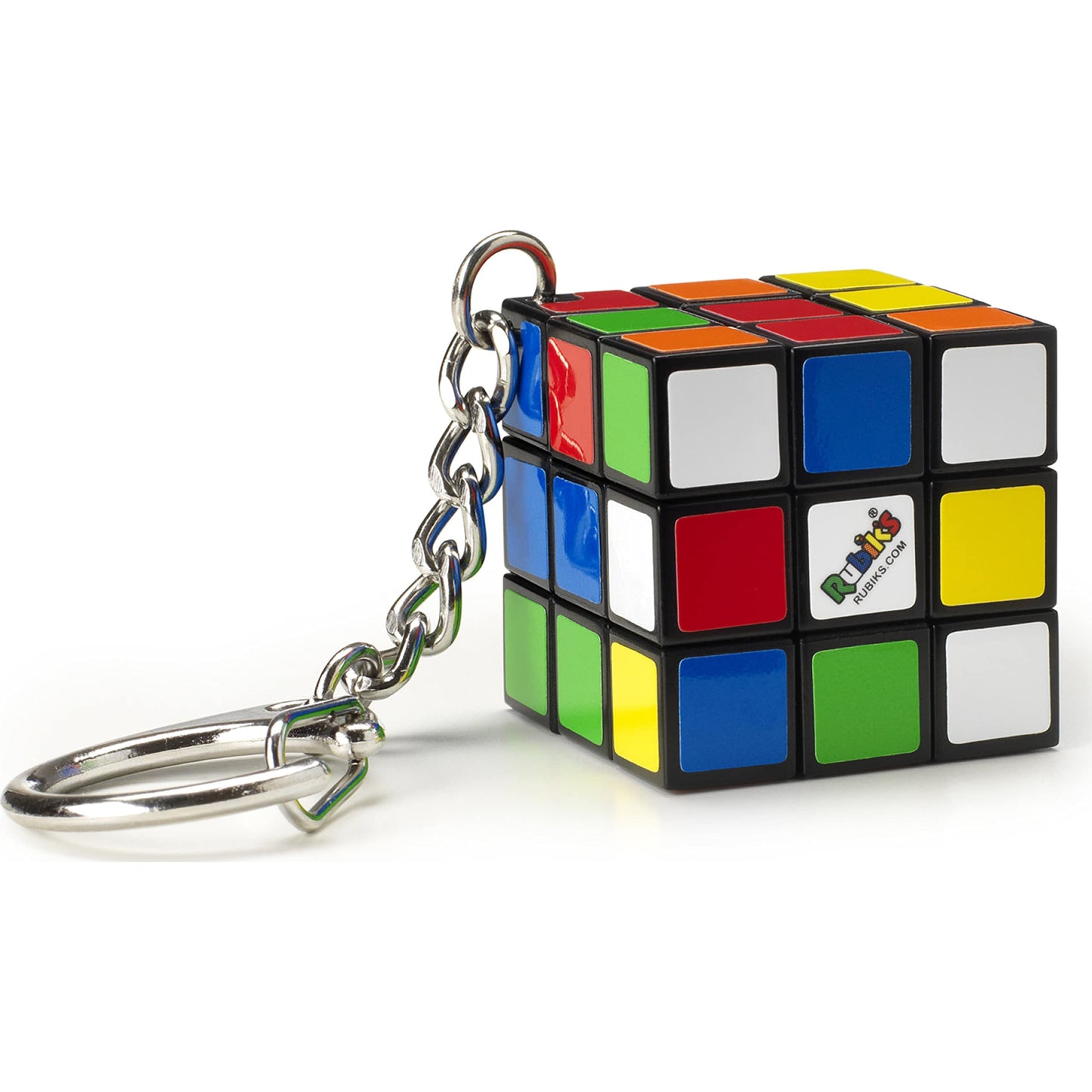 Rubik's 6064001 Llavero de Cubo con diseño de Cubo, Multicolor, 3 x 3 cm