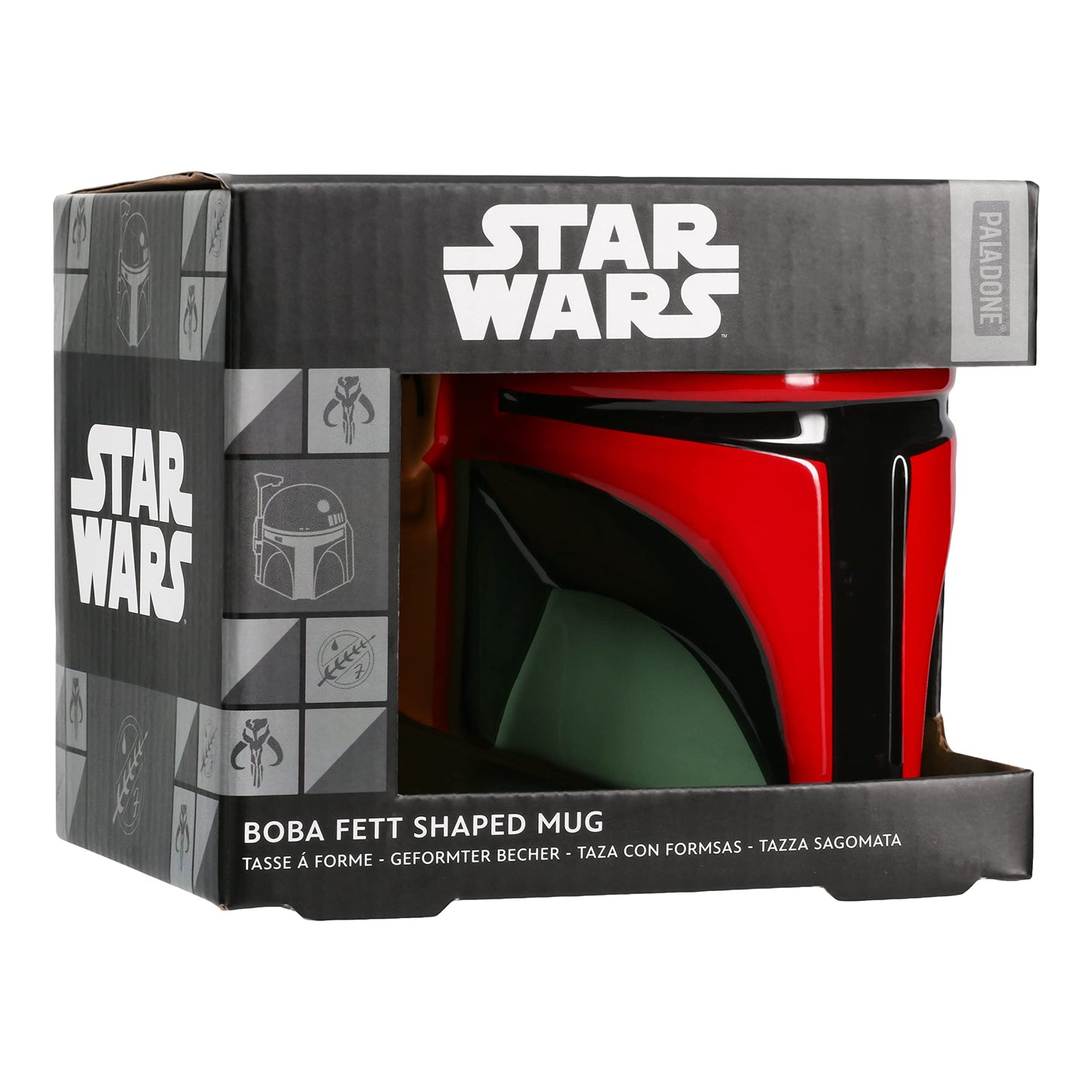 PALADONE PRODUCT Boba Fett Tasse à café en céramique en Forme de Casque | Licence officielle Star Wars Decor