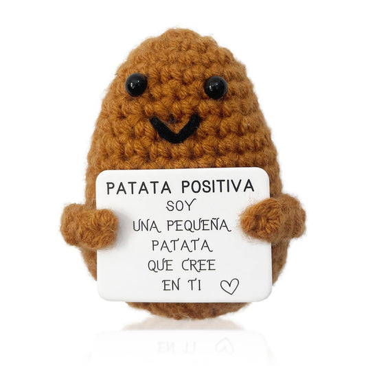 Patata positiva – Mensajes felices en una patata