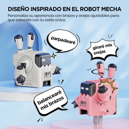 Cargador robot 35W – Enchufa, sonríe y carga dos a la vez
