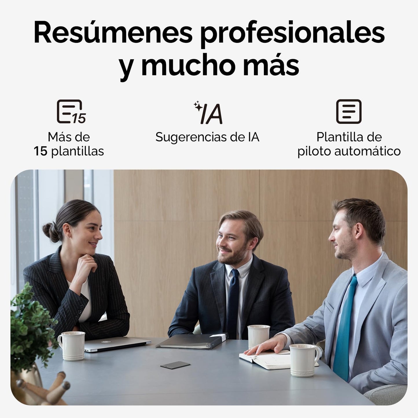 Grabadora con IA – Transcribe ideas al instante