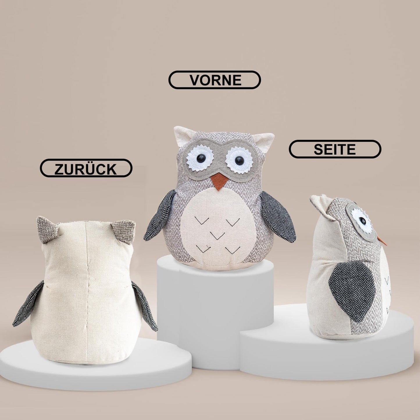 Tope de Puerta Búho – Sabiduría para Mantener la Puerta Abierta