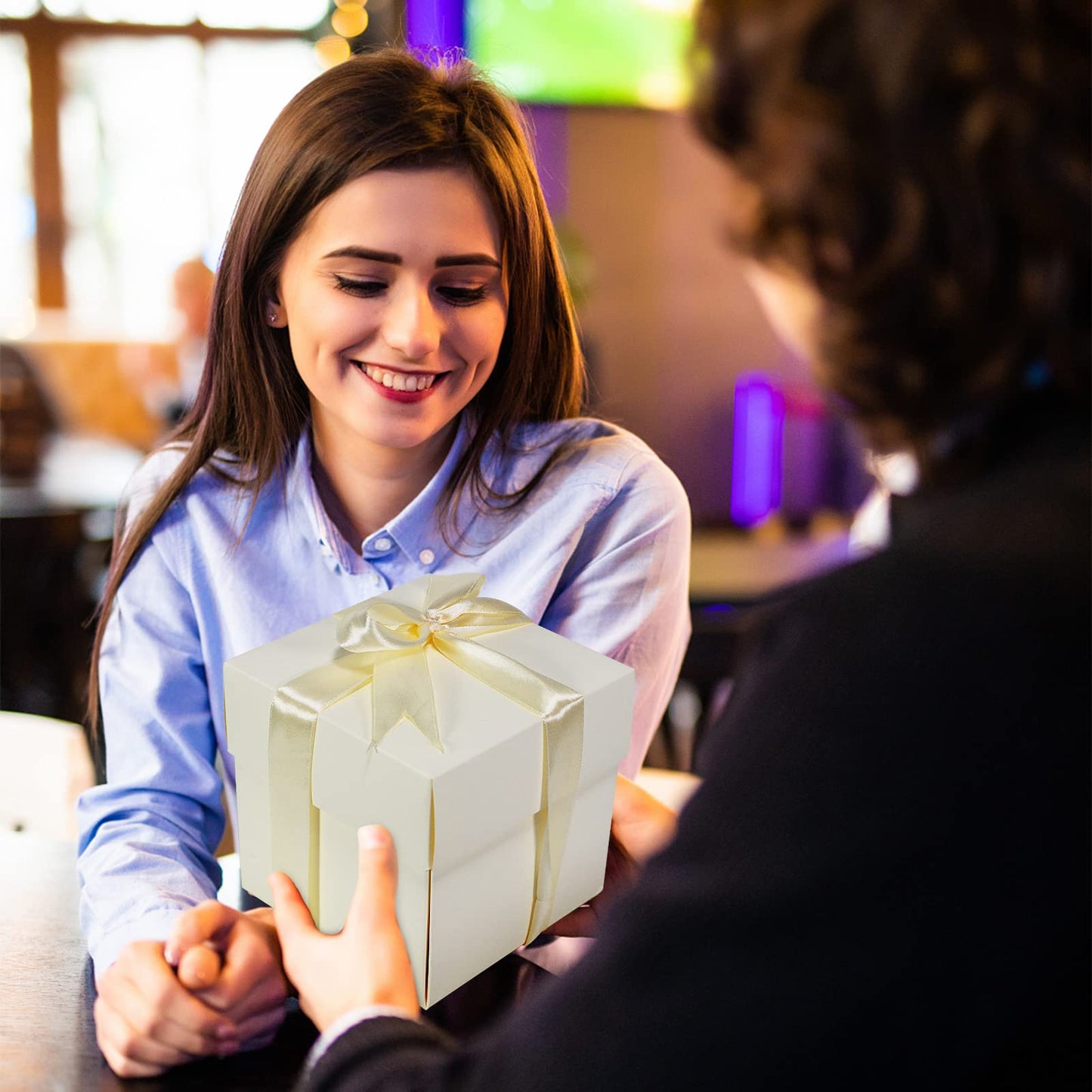 Hbsite Caja Sorpresa Explosiva Regalo para Boda Aniversario Cumpleaños Navidad Valentín