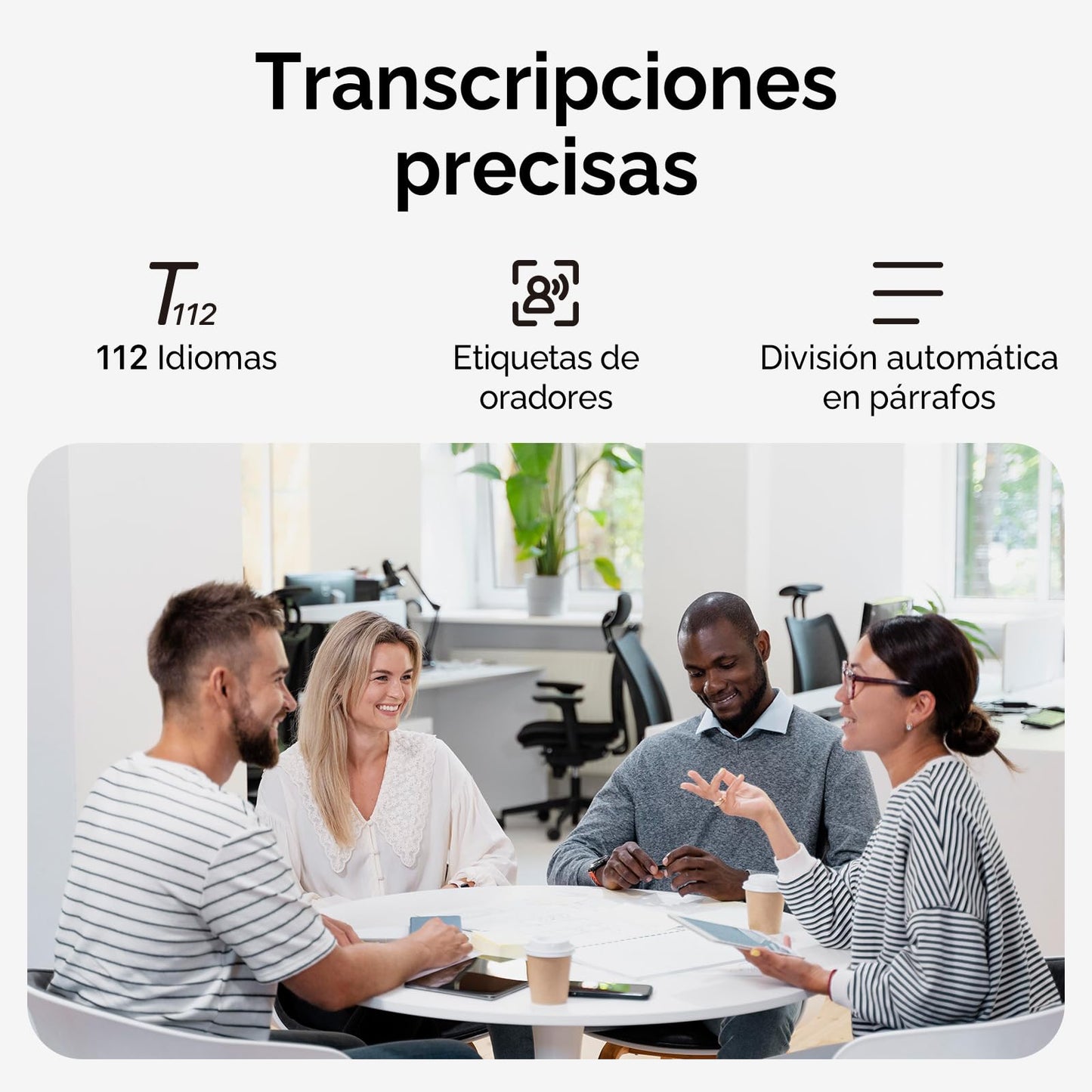 Grabadora con IA – Transcribe ideas al instante