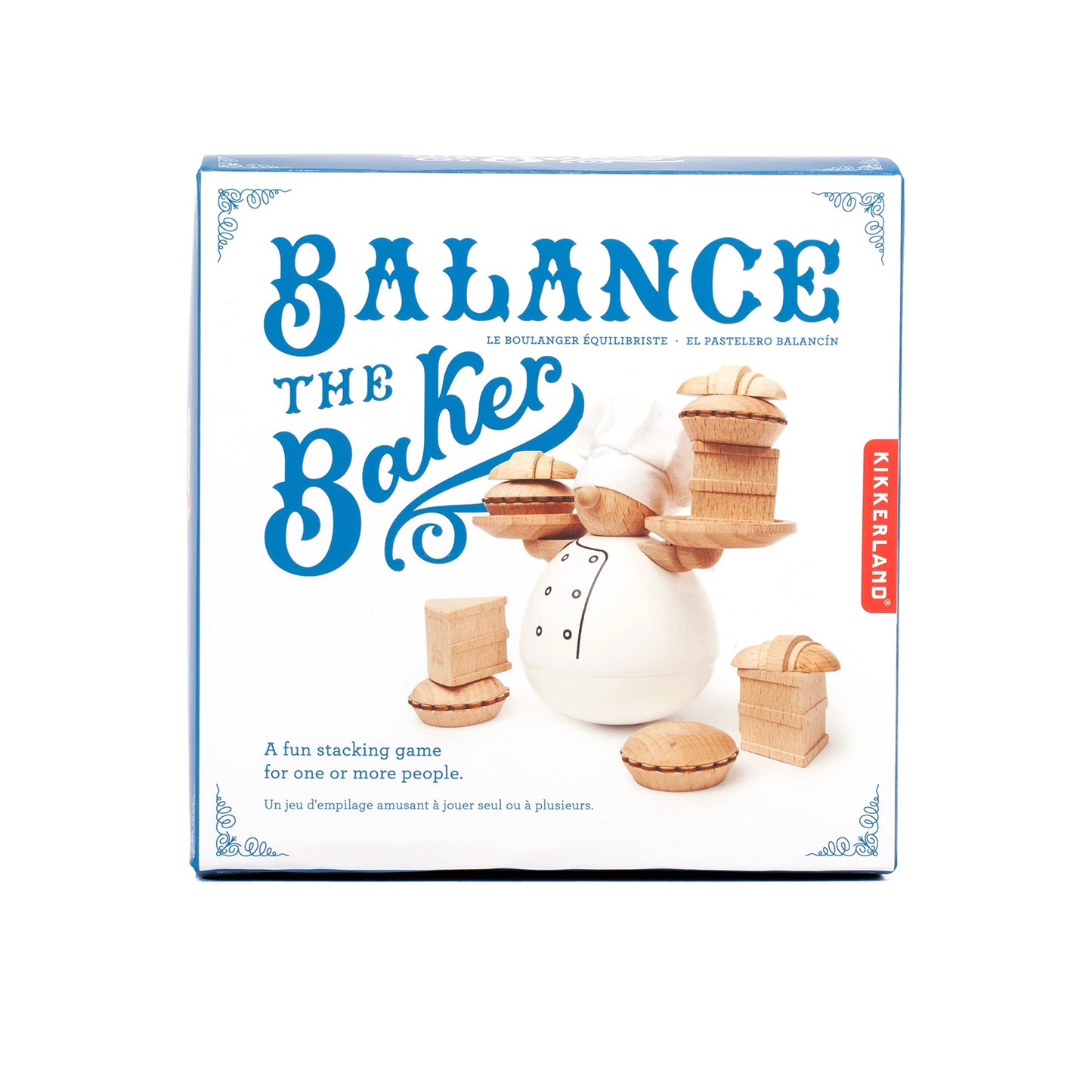 Kikkerland Juego de mesa de Equilibrio Balanza El Panettiere Balance The Baker