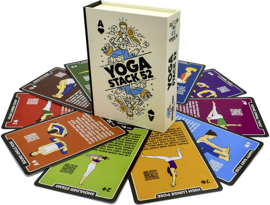 Baraja de cartas Yoga Stack 52 – Tu instructor de bolsillo