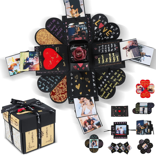 Caja explosiva – Sorpresa con fotos y espacio para regalo