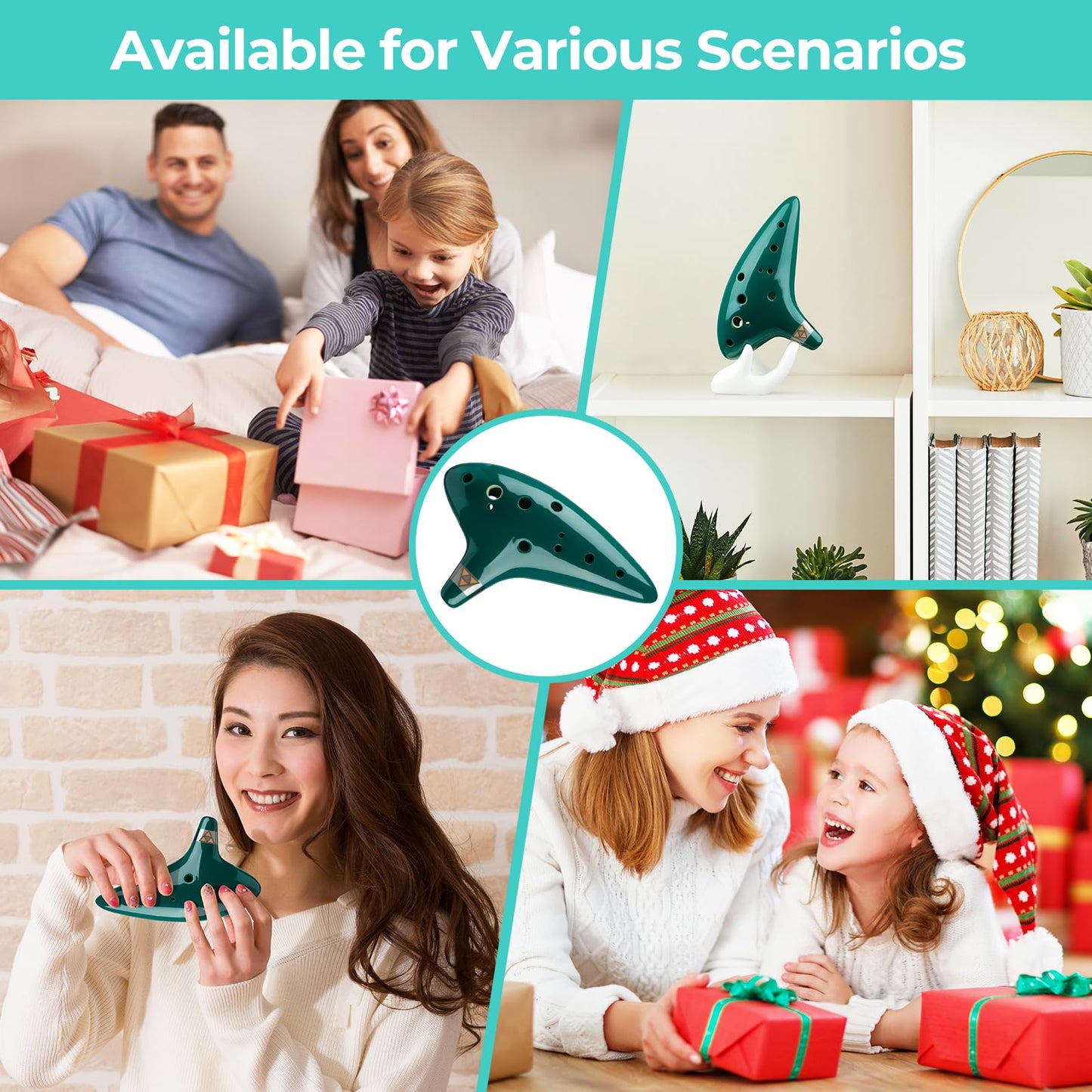 Ocarina del Tiempo Cerámica – Melodías de Hyrule en tus Manos