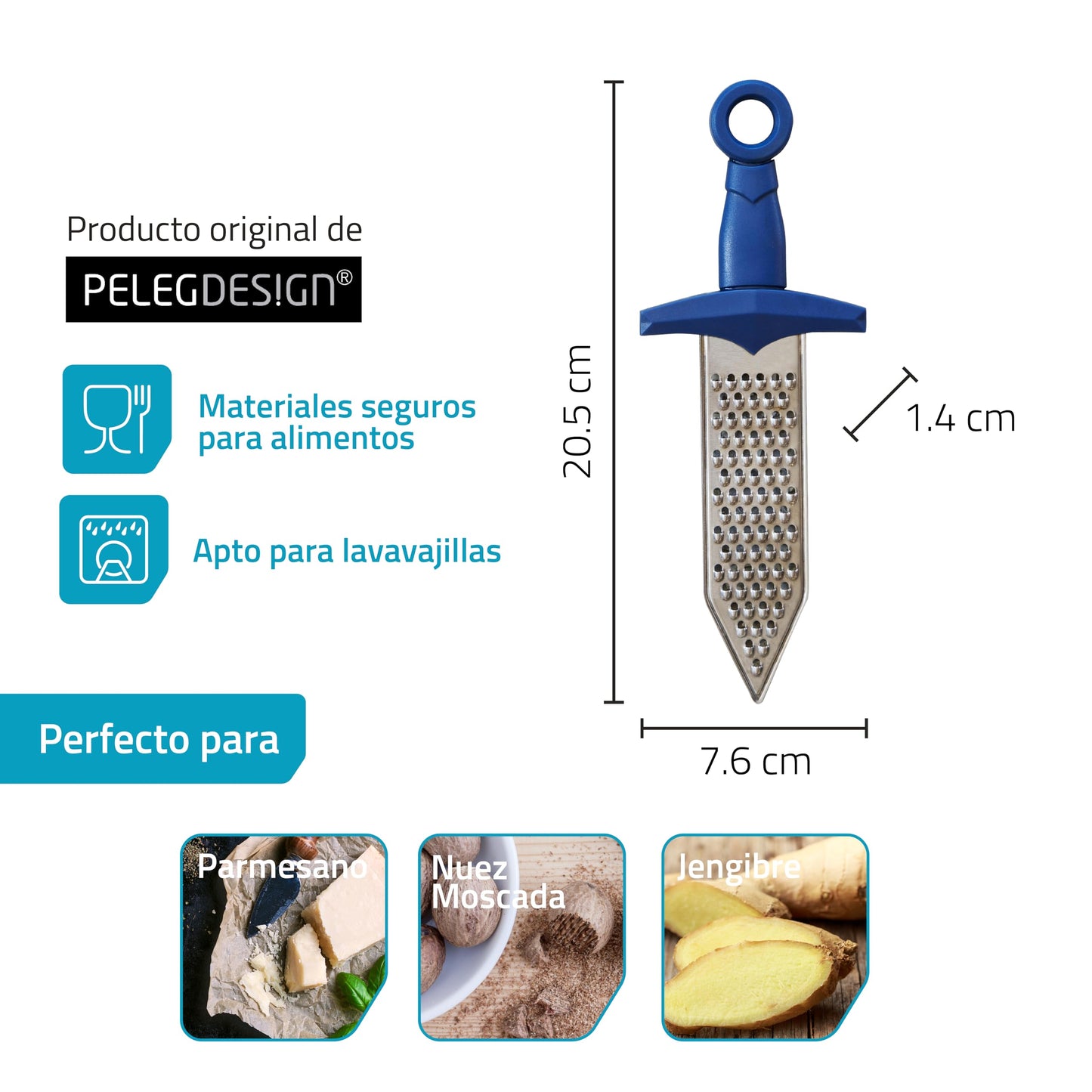 Rallador en forma de espada – El arma definitiva contra el parmesano