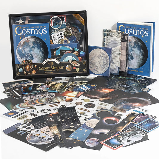 Kit de scrapbooking cósmico – Viaja página a página por el universo