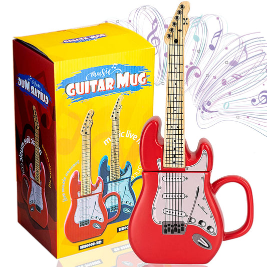 Taza guitarra creativa – Café con acordes de estilo