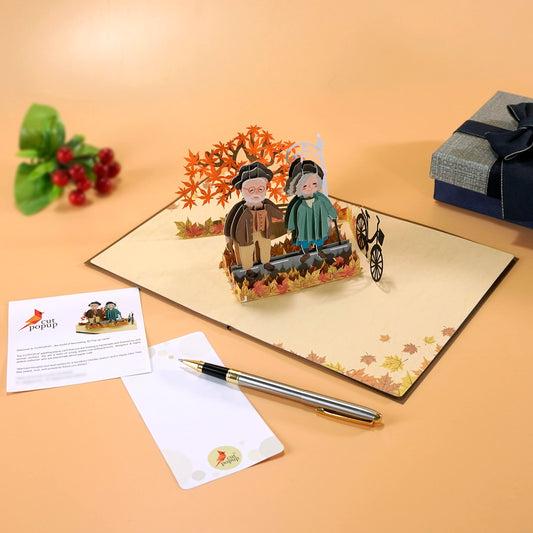 Tarjeta envejecer juntos – Lo mejor está por venir