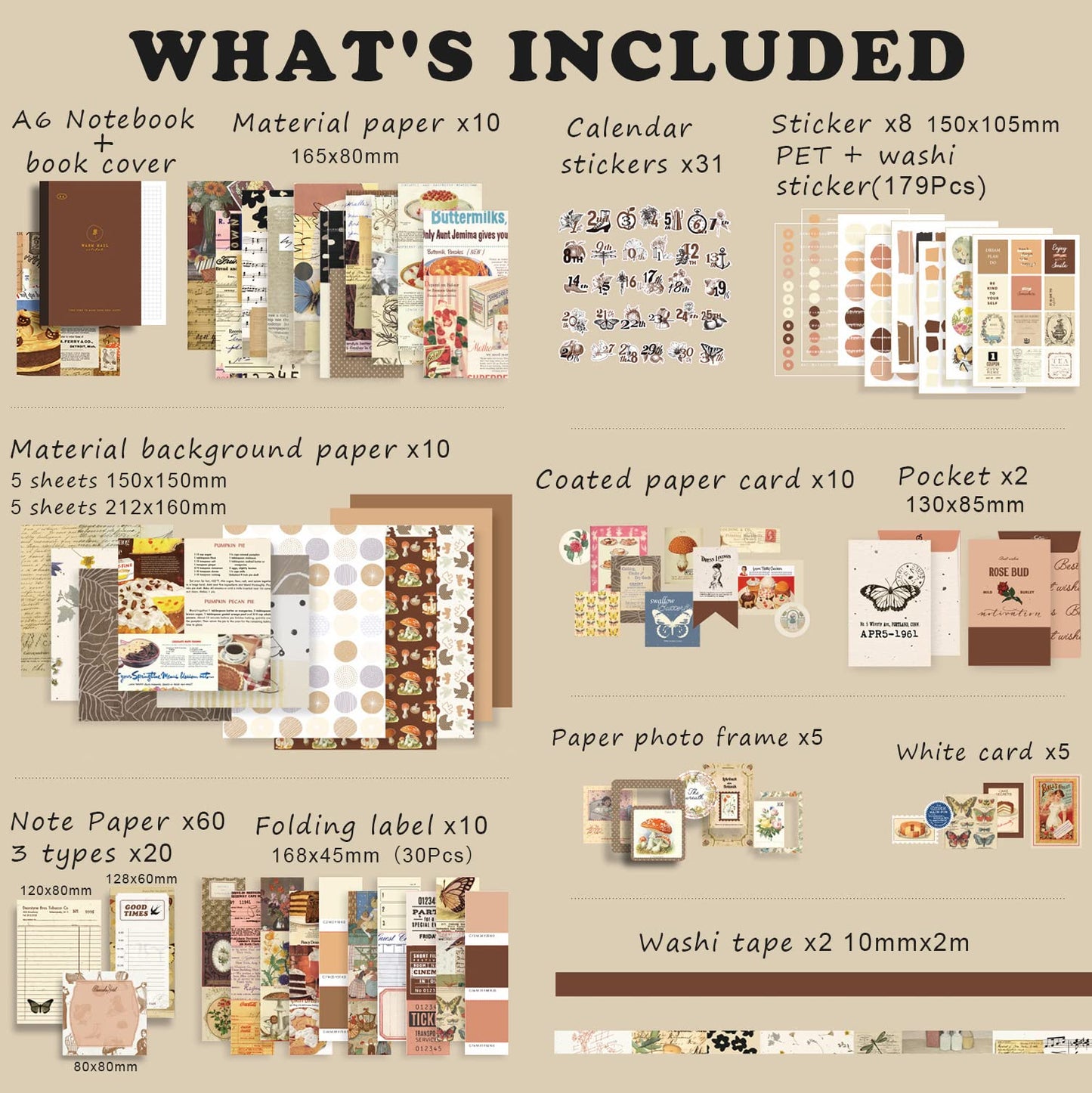 Kit scrapbook vintage – Un toque retro para tus ideas