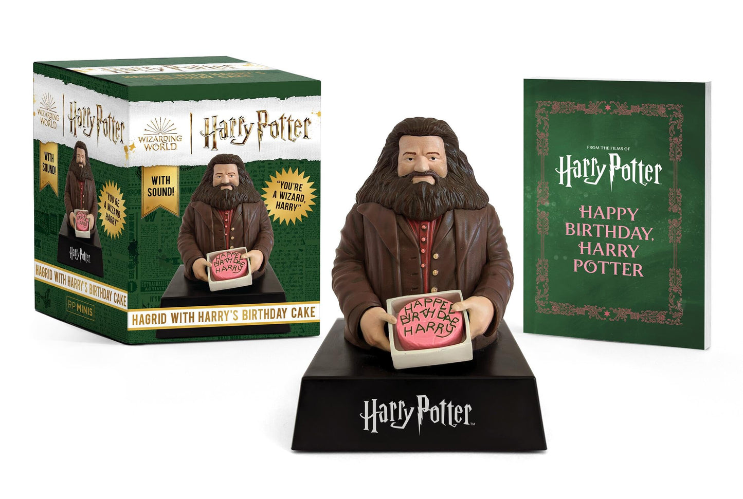Figura Hagrid con tarta – El primer “Feliz cumpleaños” de Harry