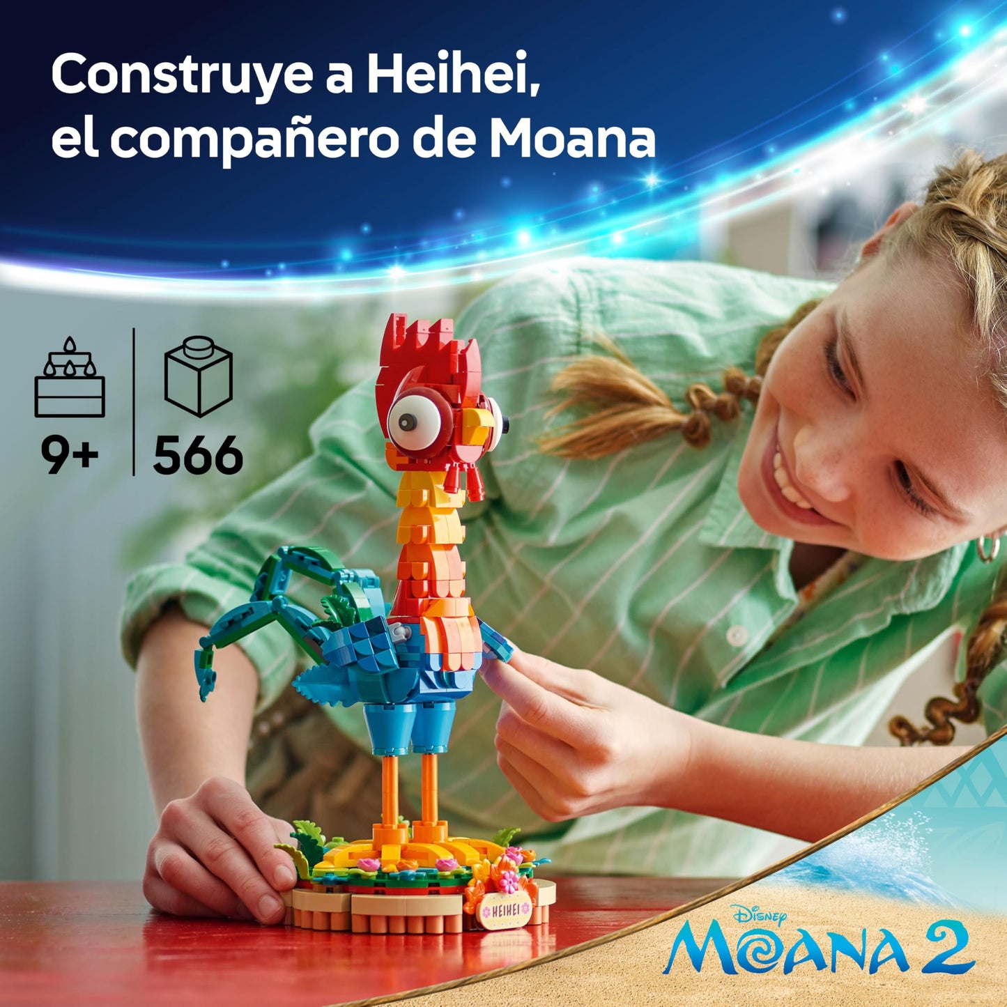 LEGO Disney Heihei – El Gallo Más Divertido de Vaiana 2