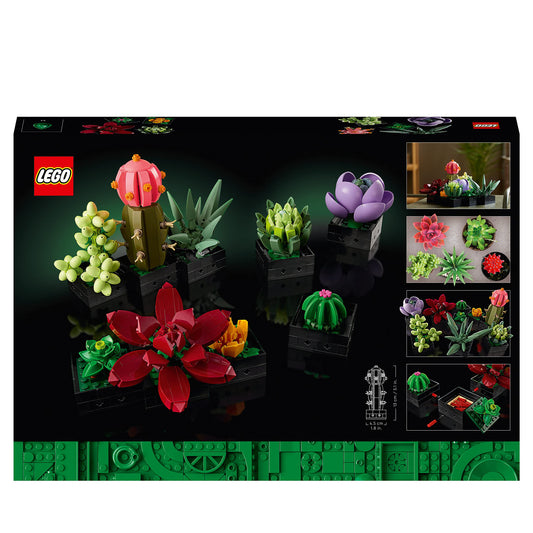 LEGO jardín Suculentas – 9 plantas que nunca se marchitan