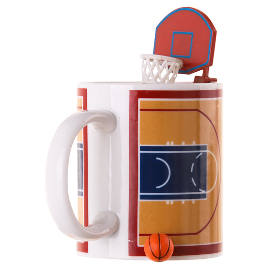 Taza baloncesto con cesta – Encesta entre sorbos
