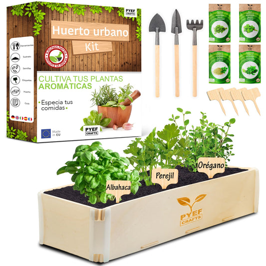 Kit huerto hierbas – Cultiva tus sabores favoritos