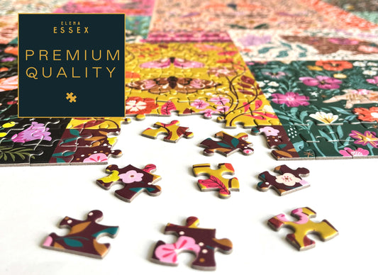 Puzle Elena Essex Patchwork – Edredón de cartón